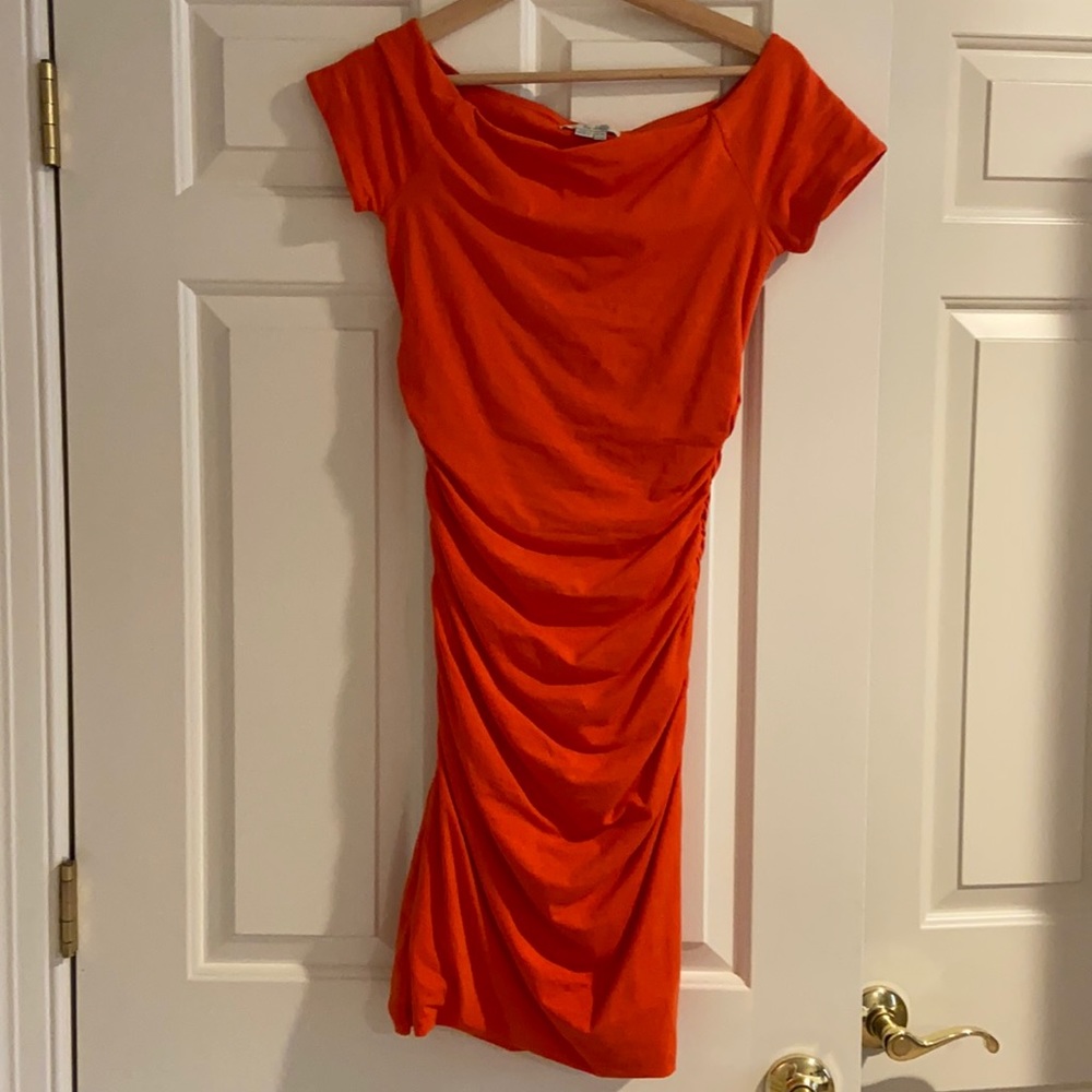 Boden red cocktail dress